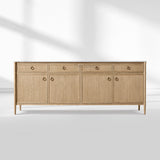 Fraboutiq Marble 4-door Sideboard with Drawers - thebelacan