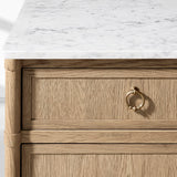 Fraboutiq Marble 4-door Sideboard with Drawers - thebelacan