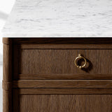 Fraboutiq Marble 4-door Sideboard with Drawers - thebelacan