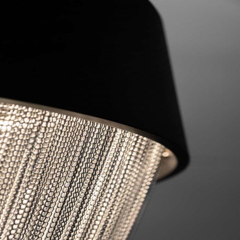 Modern Forever Chandelier, Oak, Aluminium Chain, Handmade Portugal by Greenapple - thebelacan
