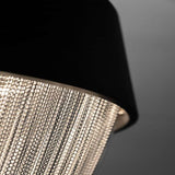 Modern Forever Chandelier, Oak, Aluminium Chain, Handmade Portugal by Greenapple - thebelacan