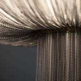 Modern Forever Chandelier, Oak, Aluminium Chain, Handmade Portugal by Greenapple - thebelacan