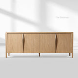 Gaelex Oak 4-door Sideboard - thebelacan