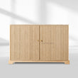 Genprestige Emperador Reeded Double-Door Sideboard - thebelacan