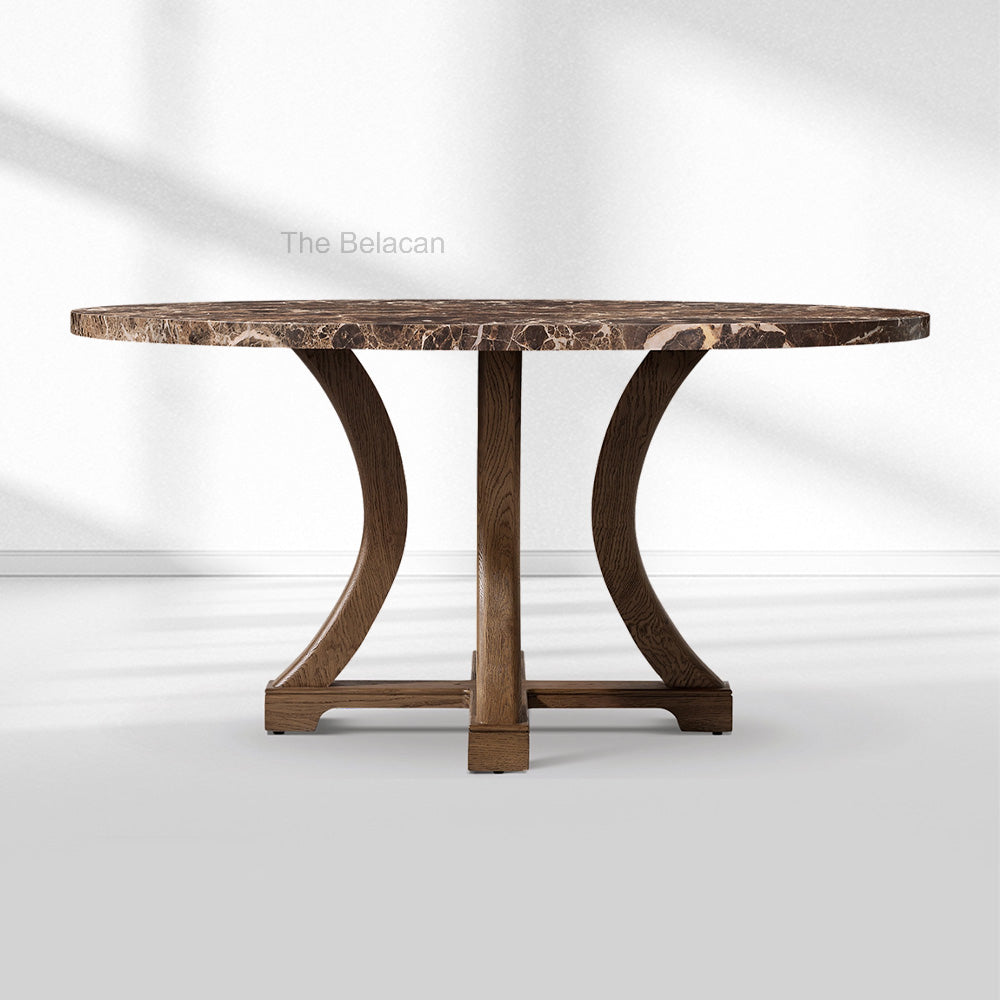 Genprestige Emperador Round Dining Table - thebelacan