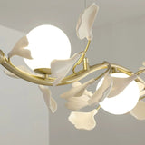 Gingko Glass Chandelier - thebelacan