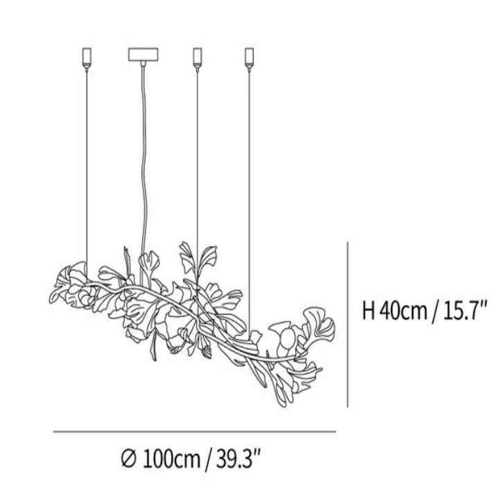 Gingko Luxury Chandelier Style I - thebelacan