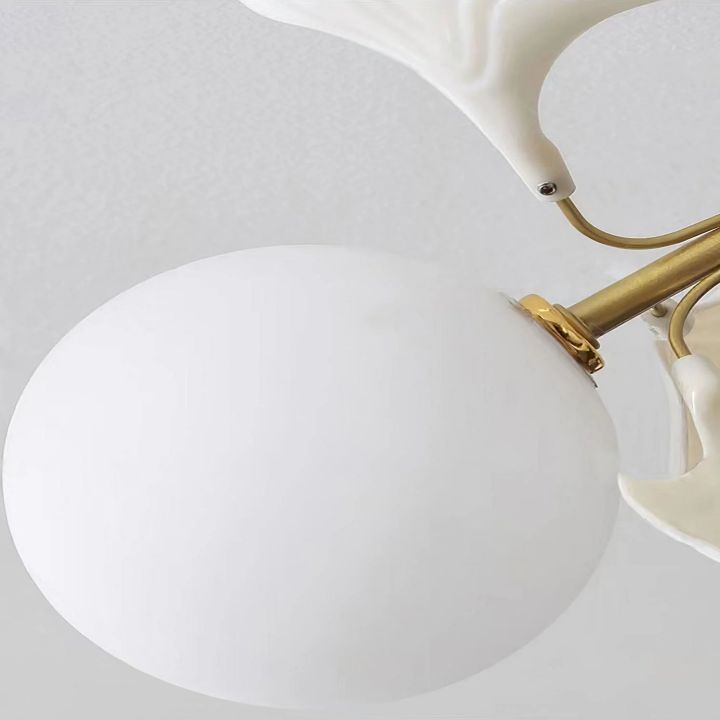 Ginkgo Glass Ceiling Lamp - thebelacan