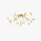 Ginkgo Glass Ceiling Lamp - thebelacan