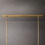Beckman Glass Lantern Rectangular Chandelier 54" - thebelacan