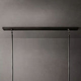 Beckman Glass Lantern Rectangular Chandelier 54" - thebelacan