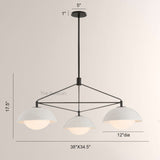 Godwin Round Ceramic Chandelier - thebelacan