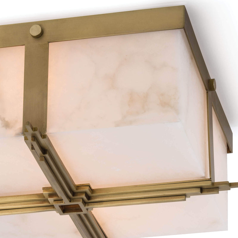 Gotham Alabaster Flush Mount - thebelacan