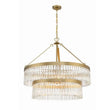 Grent 2-Tier Round  Crystals Chandelier 32" - thebelacan