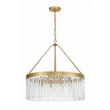 Grent Crystal Waterfall Round Chandelier - thebelacan