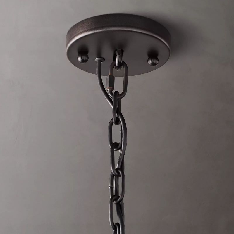 Harson Calcite Round Chandelier 19" - thebelacan