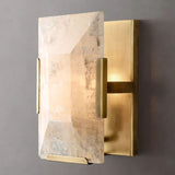 Harson Calcite Short Wall Sconce - thebelacan