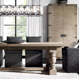Harson Crystal Rectangular Chandelier 74" - thebelacan