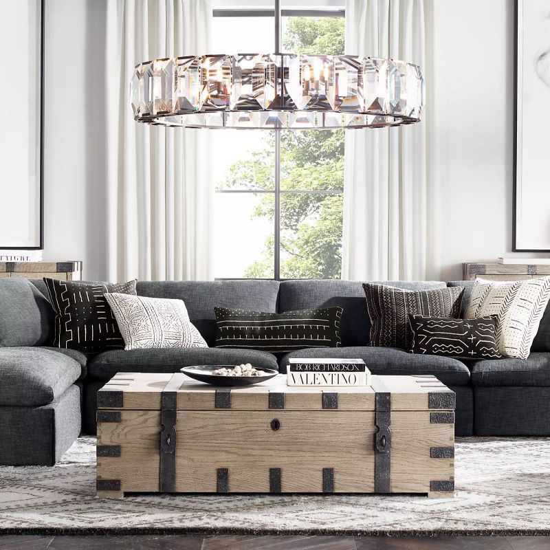 Harson Crystal Round Chandelier 60" - thebelacan
