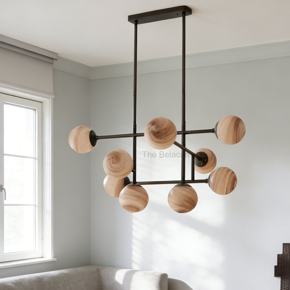 Harris Linear Glass Chandelier - thebelacan