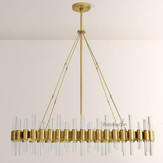 Hasluxe Oval Chandelier - thebelacan