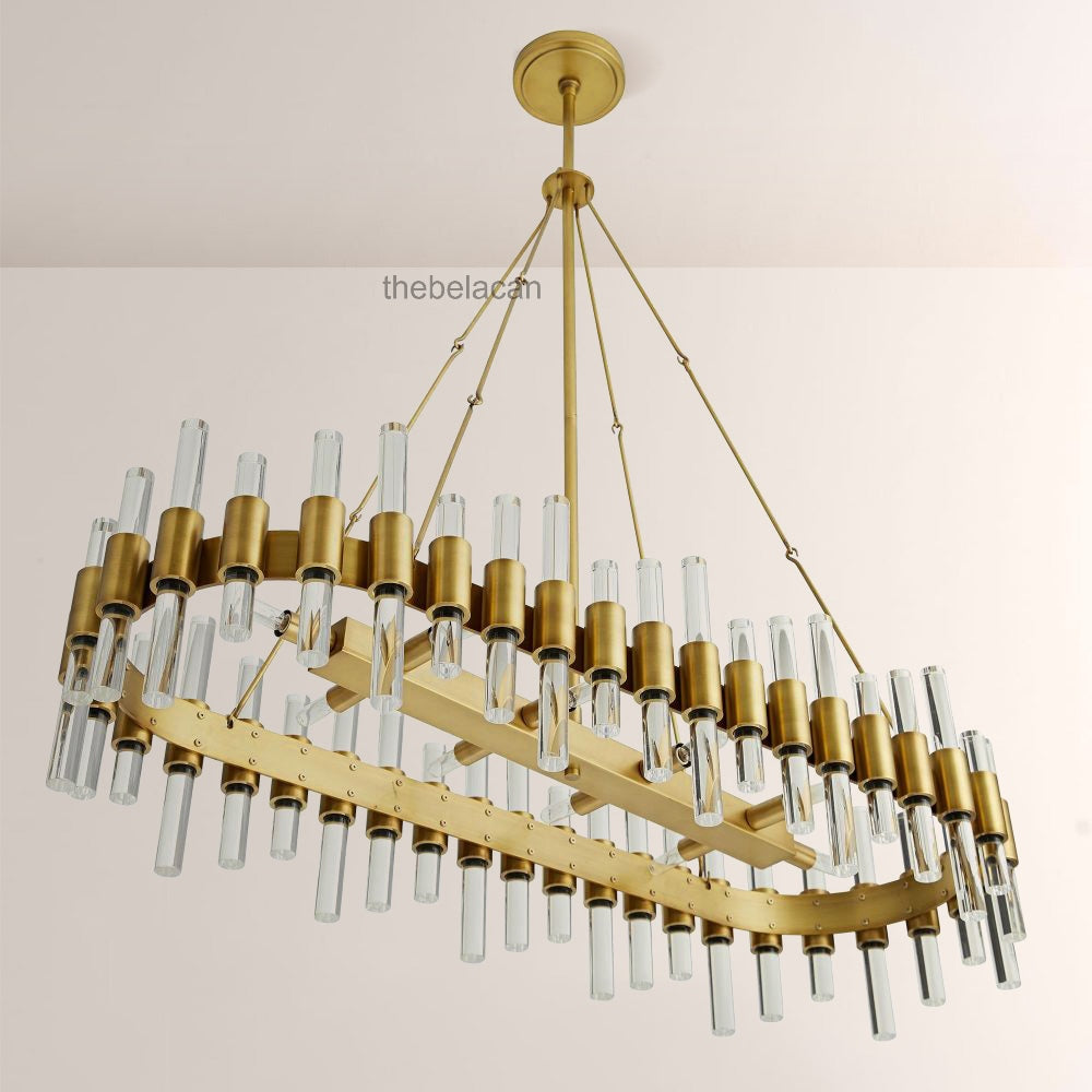 Hasluxe Oval Chandelier - thebelacan