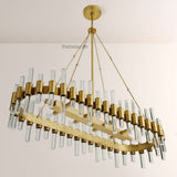 Hasluxe Oval Chandelier - thebelacan