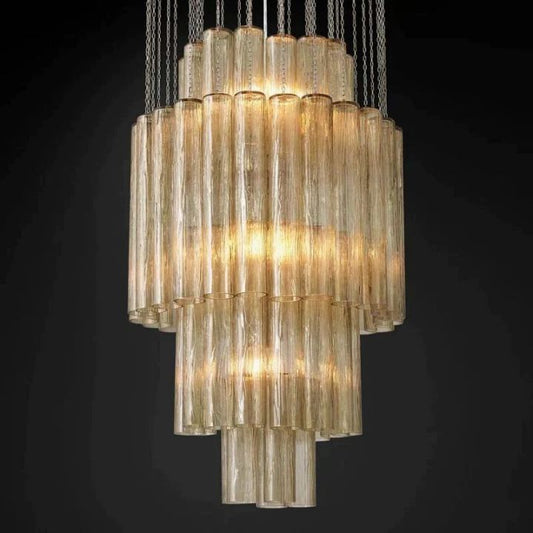 Irena Multi-Tier Round Chandelier 24''D 30''D 55''D - thebelacan