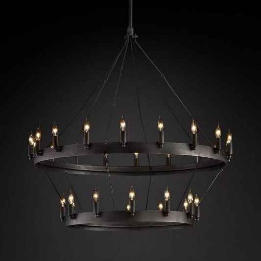 Camino Vintage Candelabra 2-Tier Chandelier - thebelacan