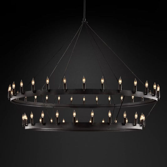 Camino Vintage Candelabra 2-Tier Chandelier - thebelacan