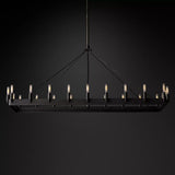 Camino Vintage Filament Rectangular Chandelier - thebelacan