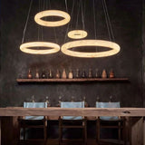 Karen Calcite Curve Ring Chandelier - thebelacan