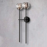 Kristal Clear Glass Double Grand Wall Sconce - thebelacan