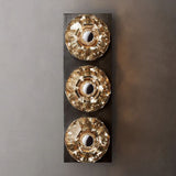 Kristal Clear Glass Linear Short Wall Sconce - thebelacan