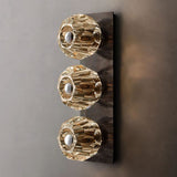 Kristal Clear Glass Linear Short Wall Sconce - thebelacan