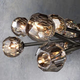 Kristal Glass Oval Chandelier 72" - thebelacan