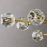 Kristal Glass Oval Chandelier 72" - thebelacan