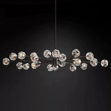 Kristal Glass Oval Chandelier 72" - thebelacan