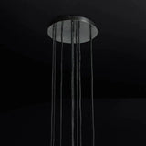 Kristal Glass Round Cluster Chandelier 14" - thebelacan