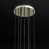 Kristal Glass Round Cluster Chandelier 14" - thebelacan