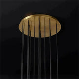 Kristal Glass Round Cluster Chandelier 14" - thebelacan