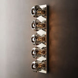 Kristal Smoke Glass Linear Grand Wall Sconce - thebelacan