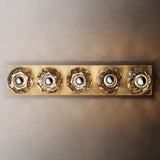 Kristal Smoke Glass Linear Grand Wall Sconce - thebelacan