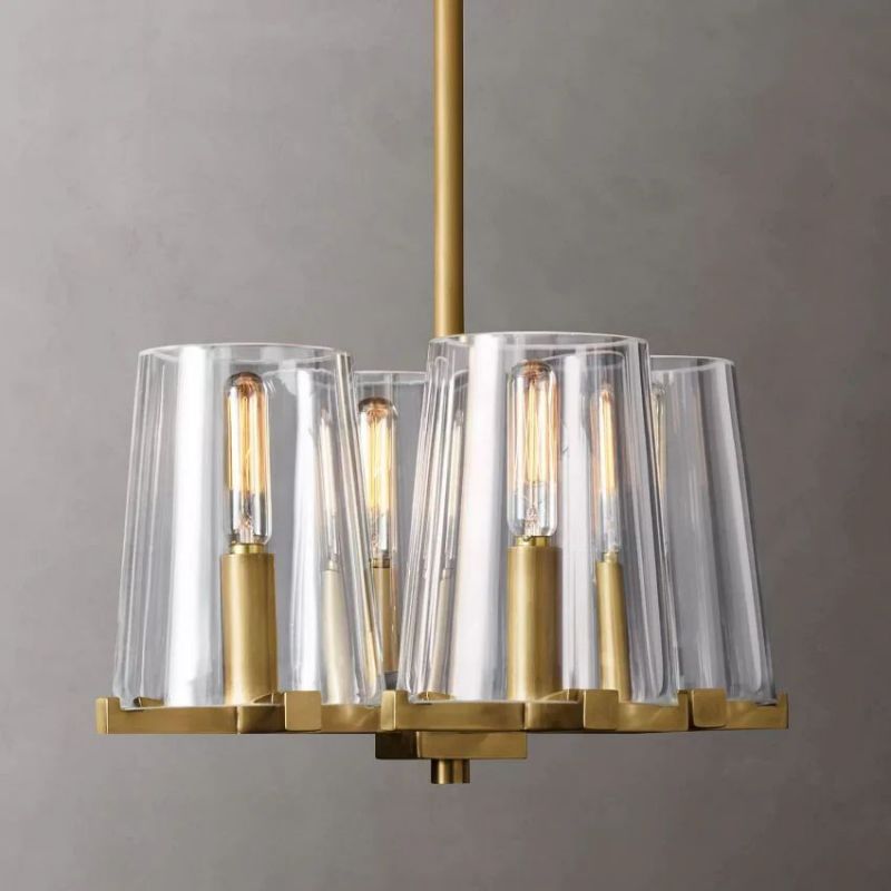 Kuseau Glass 4-lights Pendant - thebelacan