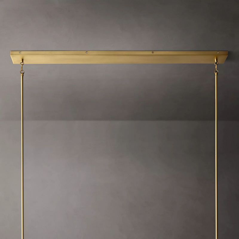 Kuseau Glass Linear Chandelier 49" - thebelacan