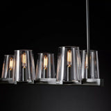 Kuseau Glass Linear Chandelier 49" - thebelacan