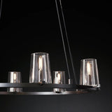 Kuseau Glass Round Chandelier 36" - thebelacan