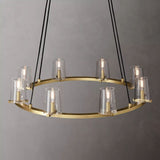 Kuseau Glass Round Chandelier 36" - thebelacan