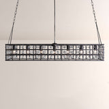 La CaArtis 50" Rectangular Chandelier in Bronze - thebelacan