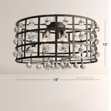 La CaArtis Flush Mount in Bronze - thebelacan